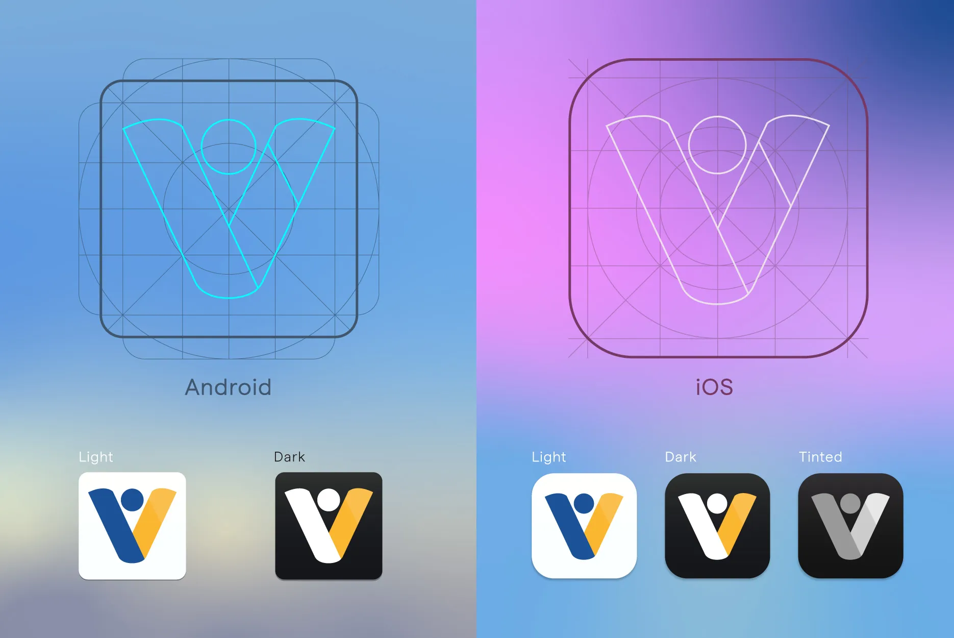 Andriod and IOS versions of the icon